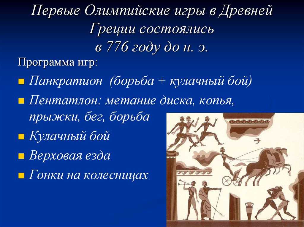 Олимпиада в древней греции и в наши дни
