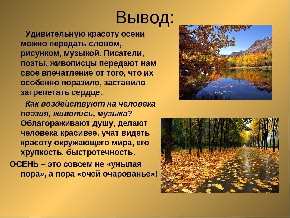 Описание осени. Доклад про осень. Вывод про осень. Осень описание природы.