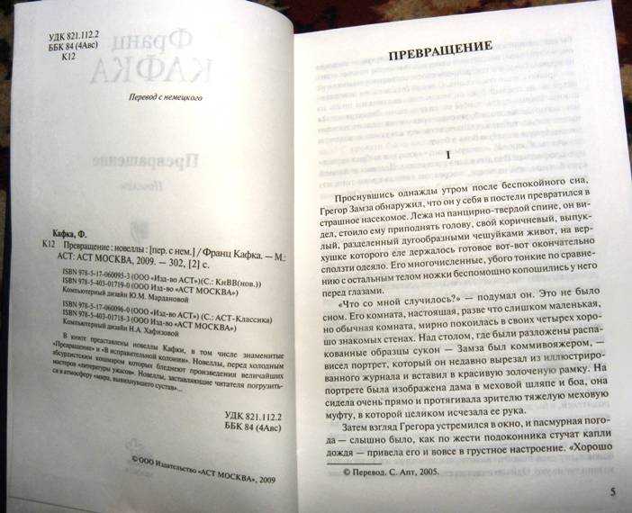 Кафка превращение смысл названия. анализ новеллы франца кафки «превращение. отношение родителей к грегору до и после превращения
