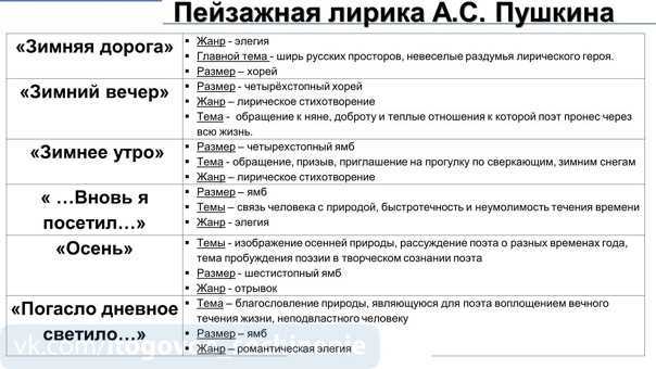 Сочинение лирика пушкина (дружба, свобода, любовная лирика)