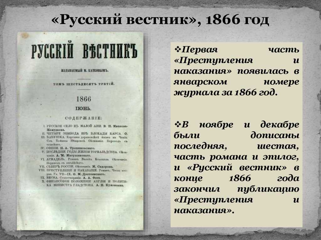 Судьба героев преступление и наказание в эпилоге. Журнал русский Вестник преступление и наказание. Преступление и наказание презентация. Преступление и наказание презентация 10 класс литература.