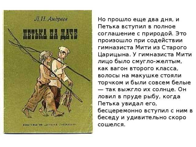 Анализ рассказа андреева «петька на даче» :: сочинение по литературе на сочиняшка.ру