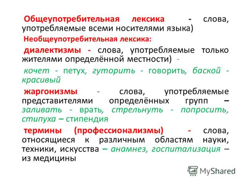 Составьте схему на тему слова ограниченного употребления