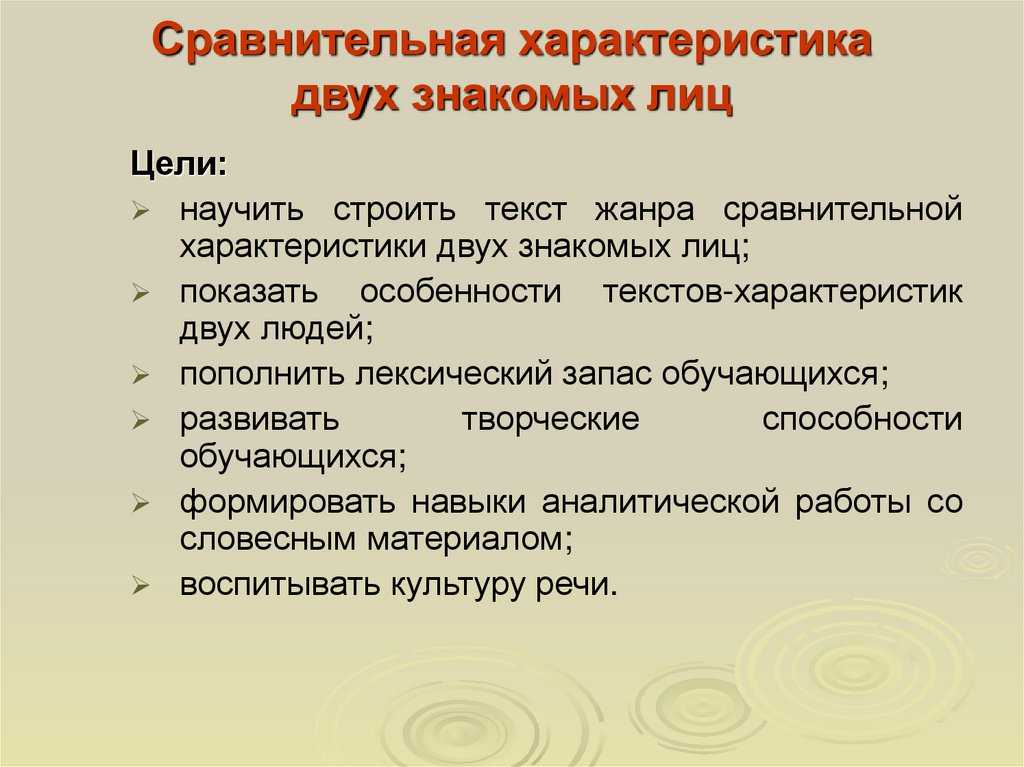 Сравнительная характеристика двух одноклассников (двух друзей) сочинение 8 класс