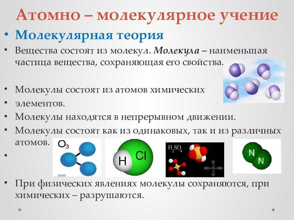 Изображение состава и строения молекул с помощью химических знаков