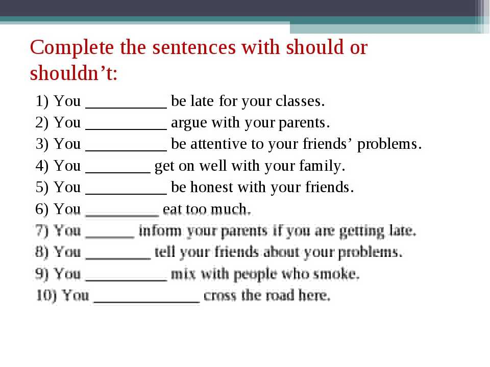 Match the people with the sentences