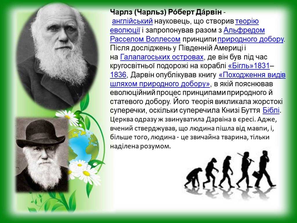 Краткая биография дарвина чарльза самое главное