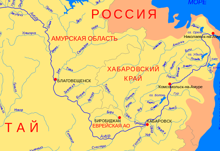 Река амур на карте россии. где находится исток, устье, фото, описание, длина, глубина, направление течения с городами, протяженность, куда впадает