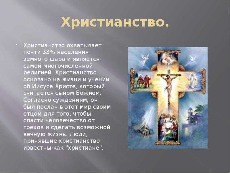Доклад на тему христианство сообщение