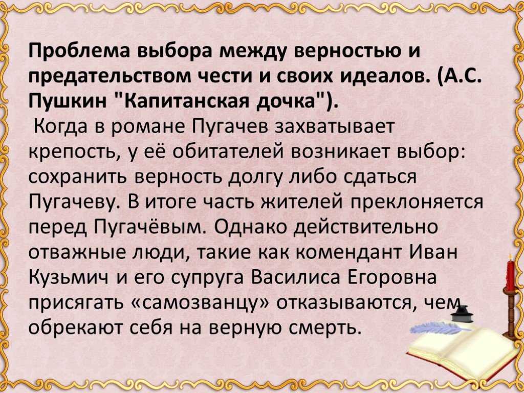 Проблема чести и долга в романе пушкина капитанская дочка сочинение