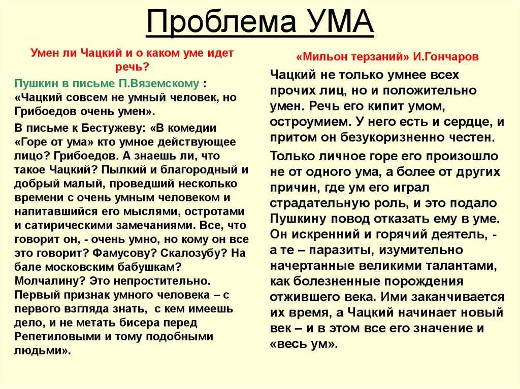 Мильон терзаний чацкого - сочинение для 9 класса