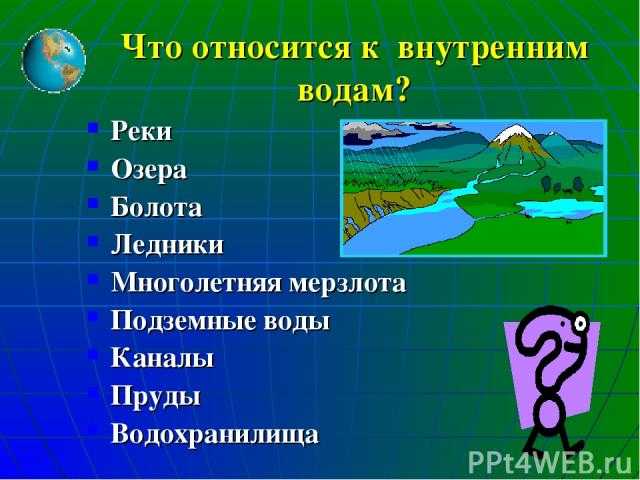 Тест по географии 6 класс «воды суши» с ответами
