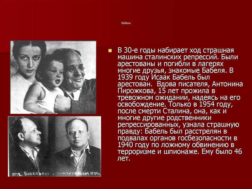Тест-викторина по творчеству исаака бабеля