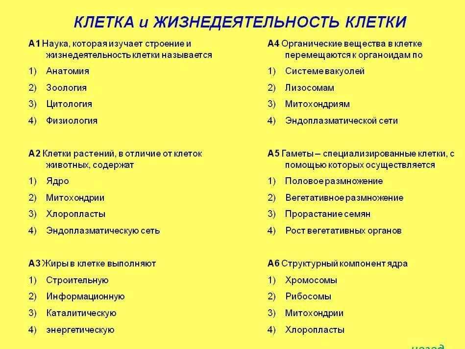 Тест по биологии биологические системы. вирусы. строение организмов 10 класс