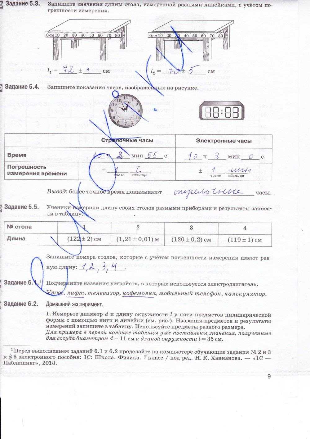 Физика 7: итоговый тест за 7 класс - контроль знаний