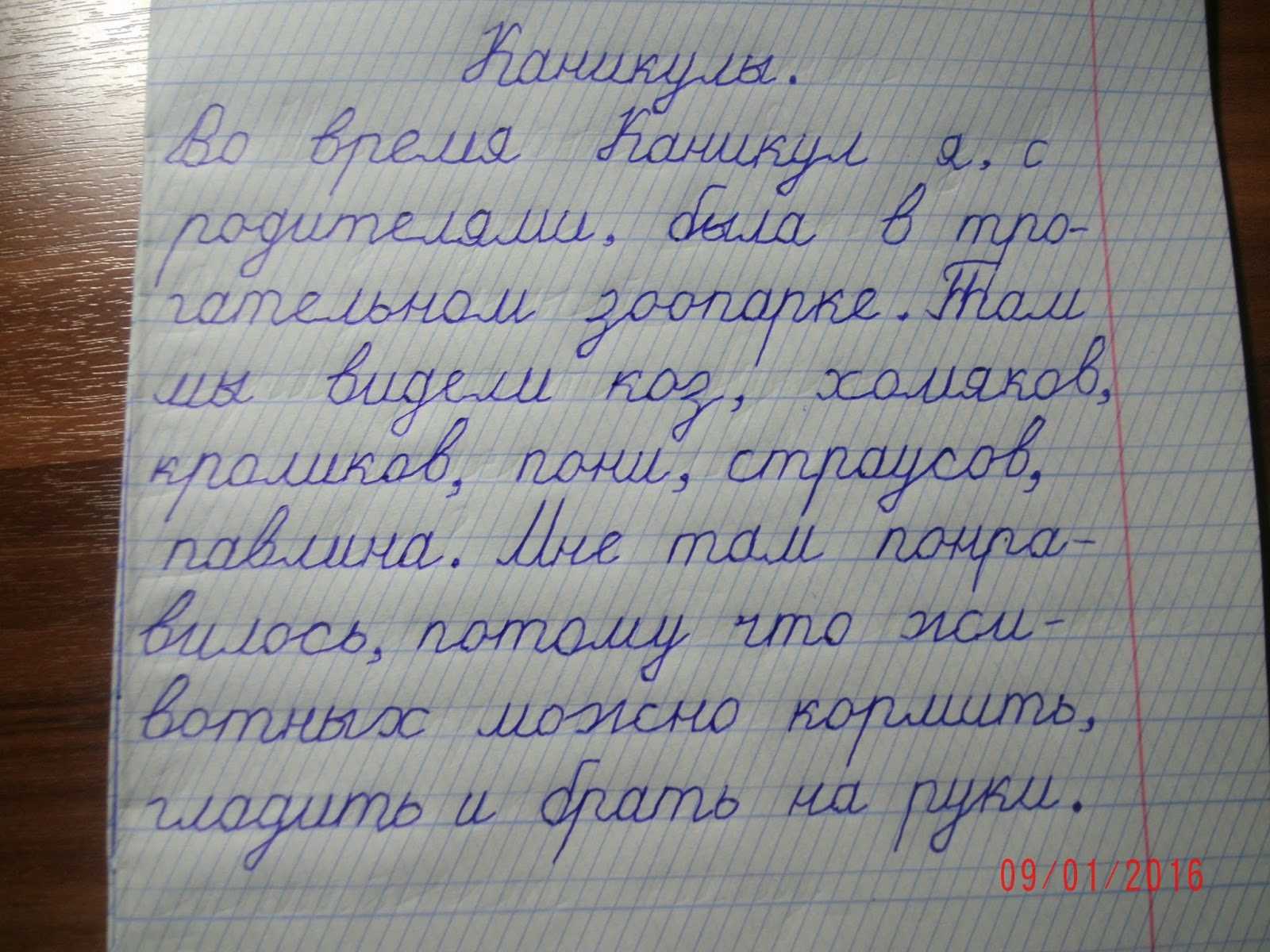Описать лето сочинение