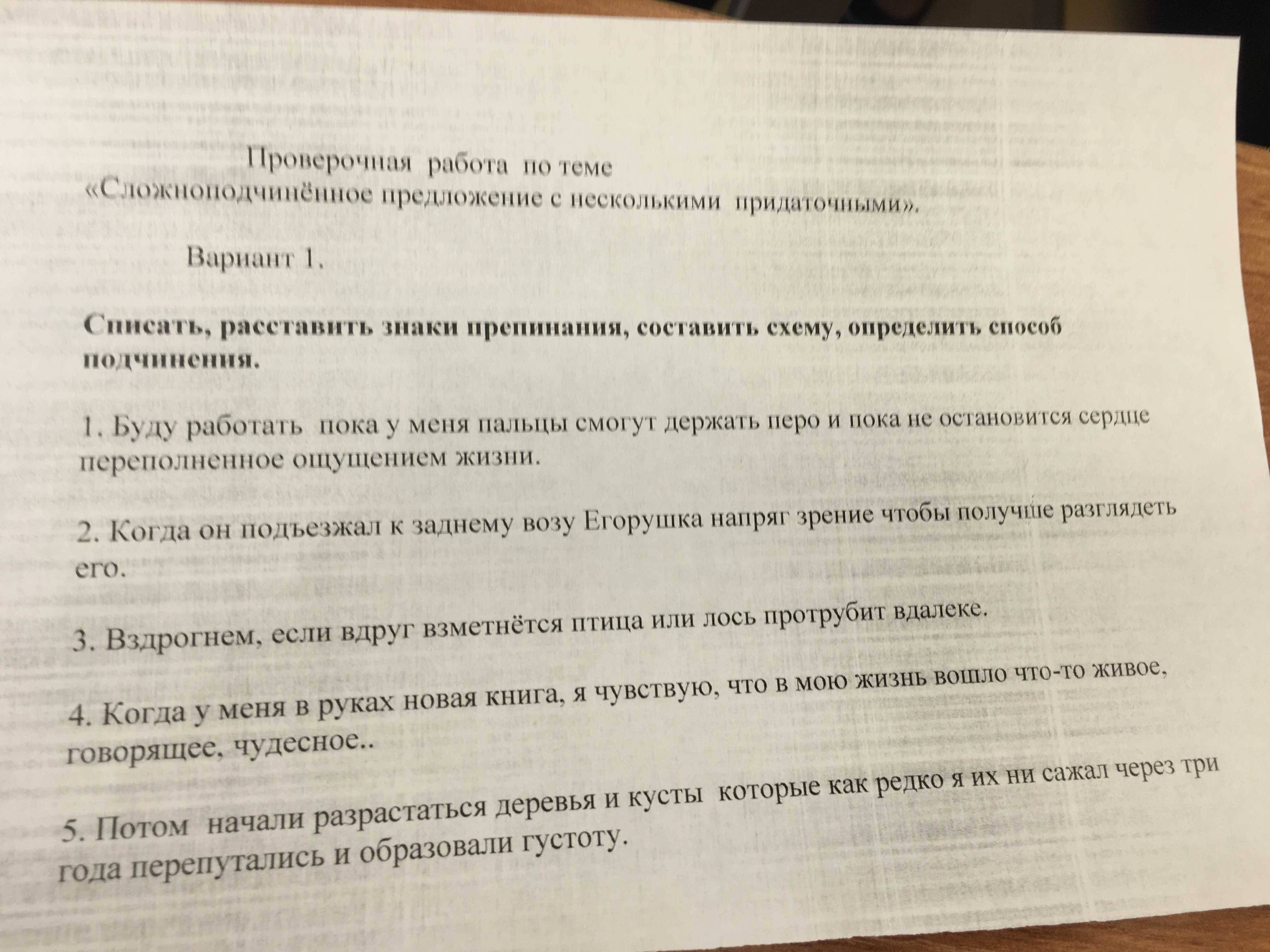 Итоговый тест по русскому языку 9 класс
