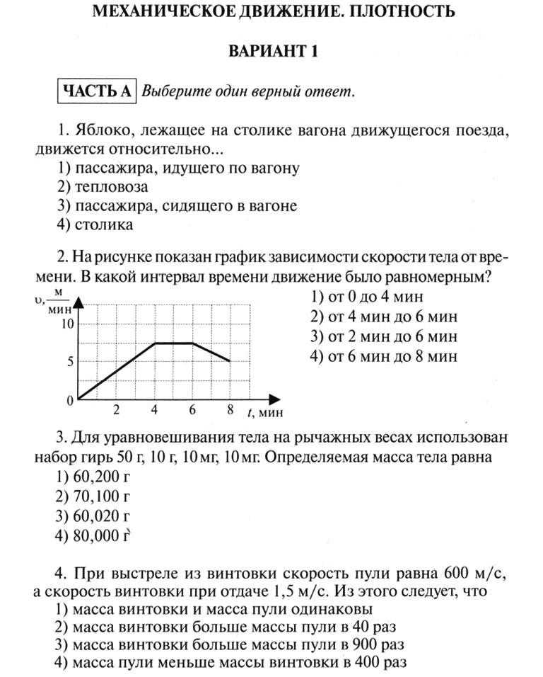 Физика 7 класс