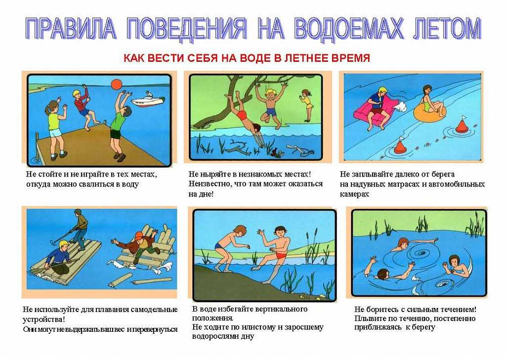 Правила поведения на воде (водоемах): памятка для детей, как вести себя на воде летом, осенью и весной