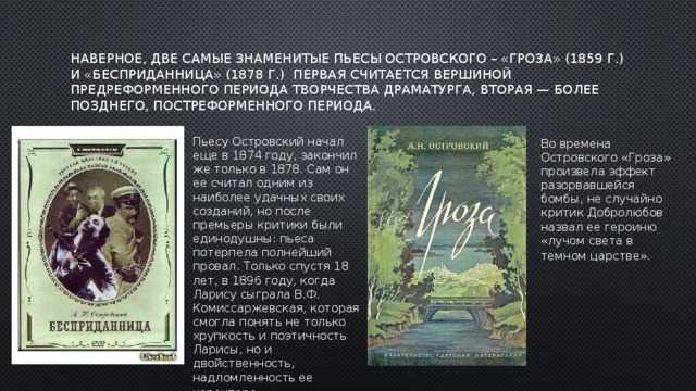 Сочинение на тему женские образы в творчестве островского