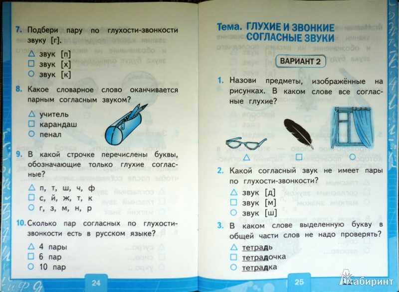 Презентация проверочная работа по русскому языку 2 класс