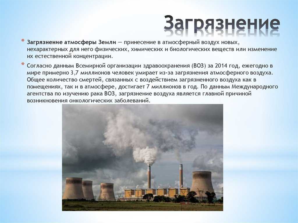 Загрязнение атмосферы почвы. Химические загрязнители атмосферного воздуха. Основные причины загрязнения. Первичные загрязнители воздуха. Вторичные загрязнители воздуха.