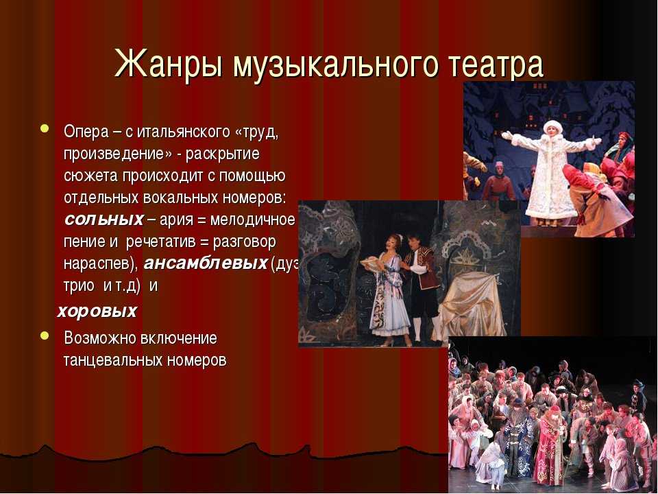 Презентация на тему опера