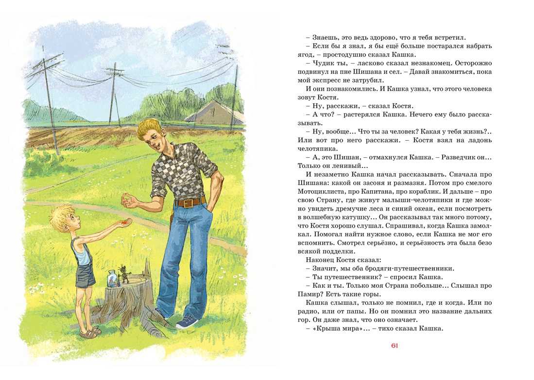 Оруженосец кашка — краткое содержание рассказа крапивина