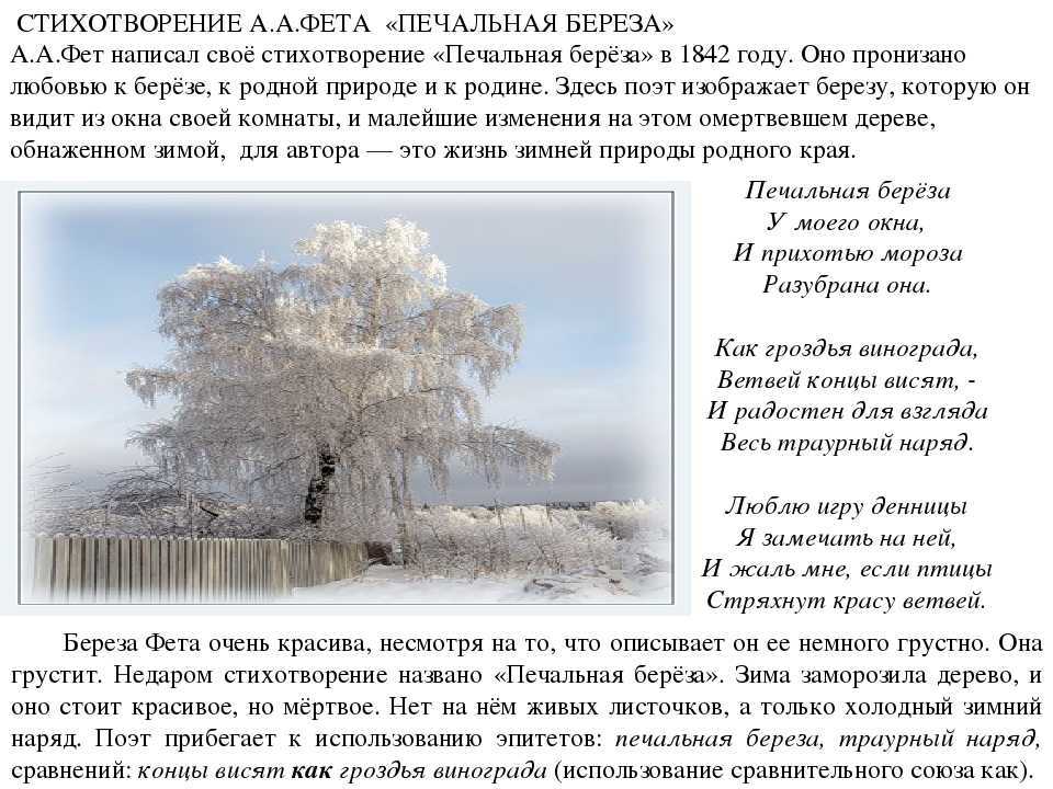 Творчество а.а. фета