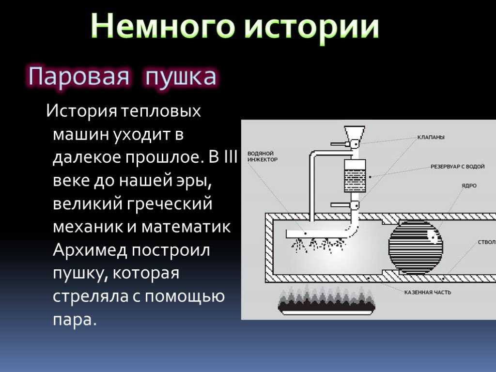 Презентация на тему "история изобретения паровых машин" по физике