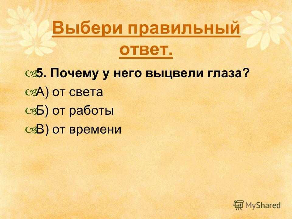 План сказки цветок на земле