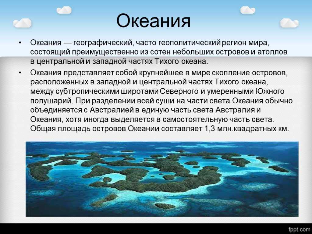 Страны океании