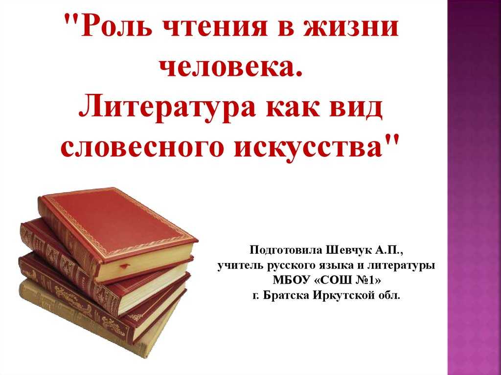 Сочинение роль книги в жизни человека