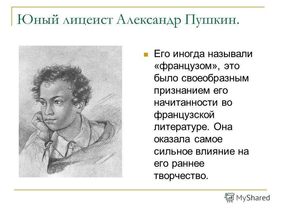 Лицейские годы пушкина – кратко об обучении, жизни и творчестве в этот период