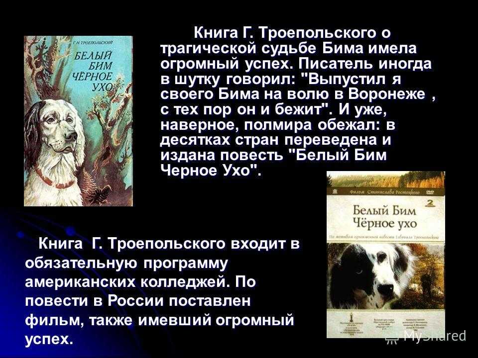 «белый бим черное ухо» главные герои