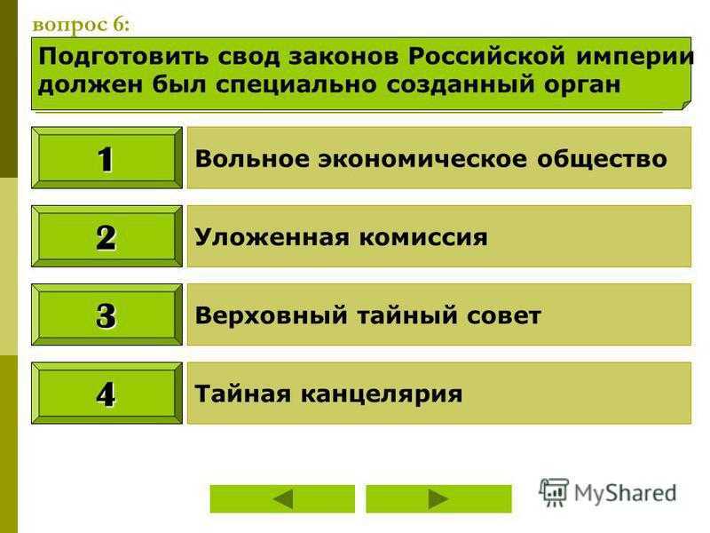 Тест по истории внутренняя политика екатерины ii 10 класс