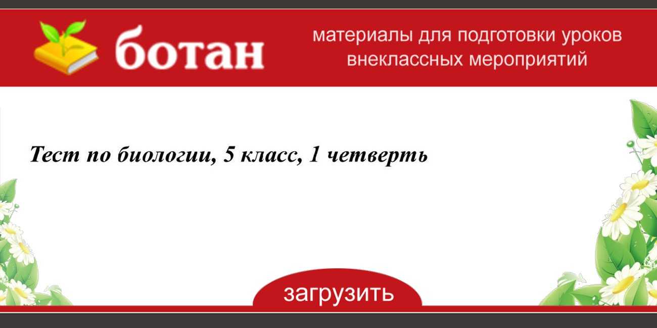 Всего 21 тестовый вопрос по теме царства живой природы для 5 класса, с ответами Тесты для подготовки к контрольному итоговому тестированию, ЕГЭ и ОГЭ, обобщающий  тест по теме